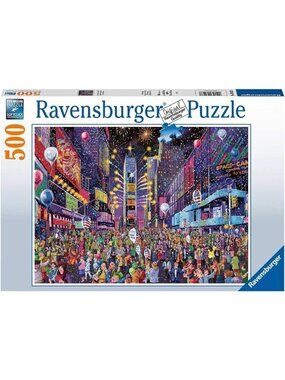 Ravensburger 500pcs Puzzle-New Years in Times Square Made in Germany New In Box